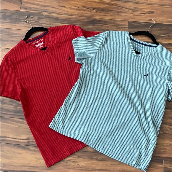Nautica Other - Nautica red and gray men’s t-shirts!